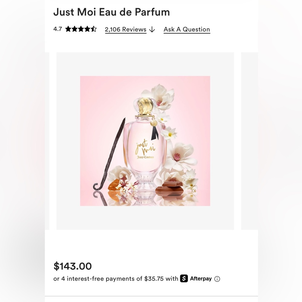 Juicy Couture Just Moi 3.4 FL. OZ. eau de Parfum Perfume